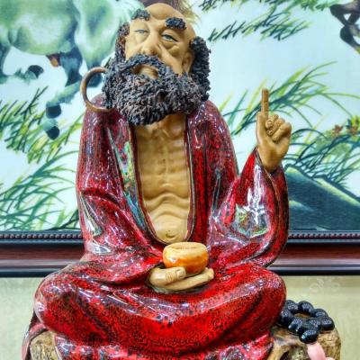Tượng Đạt Ma Khất Thực men chảy
